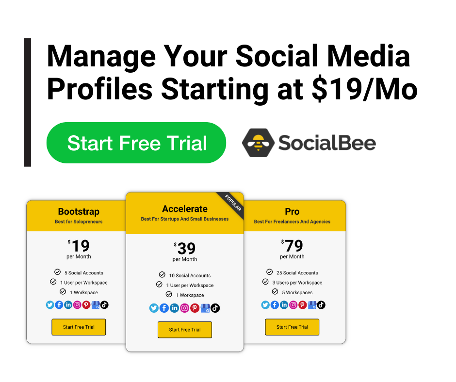 socialbee pricing